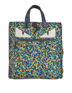 Monster Tote, Nylon/Leather, Multi, 0059, DB, 2*